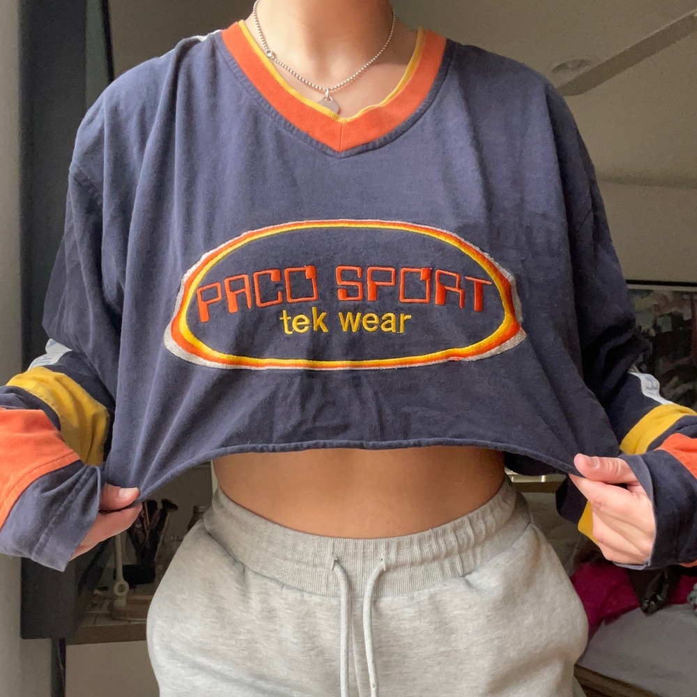 VINTAGE PACO SPORT: CROPPED LONG SLEEVE|
|Size: LARGE|